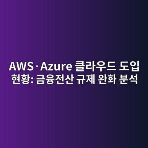 AWS·Azure 클라우드 도입 현황: 금융전산 규제 완화 분석 3 awsc2b7azure ed81b4eb9dbcec9ab0eb939c eb8f84ec9e85 ed9884ed99a9 eab888ec9cb5eca084ec82b0 eab79ceca09c ec9984ed9994 ebb684ec849d 1790168146